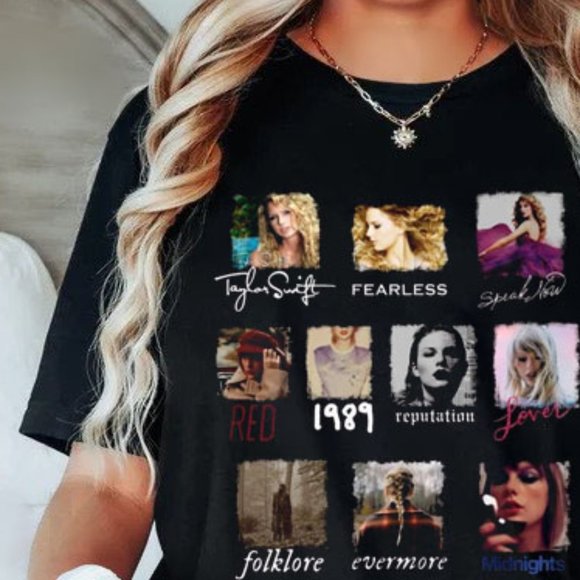 The Eras Tour Shirt, Taylor Album Shirt, Swiftie Merch, Taylor Concert - Picture 3 of 6